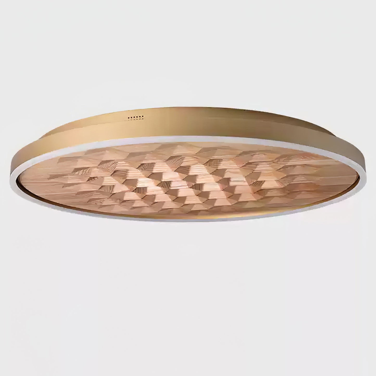 Heartwood Ceiling Lamp | Wood, Metal, Acrylic | White Shade