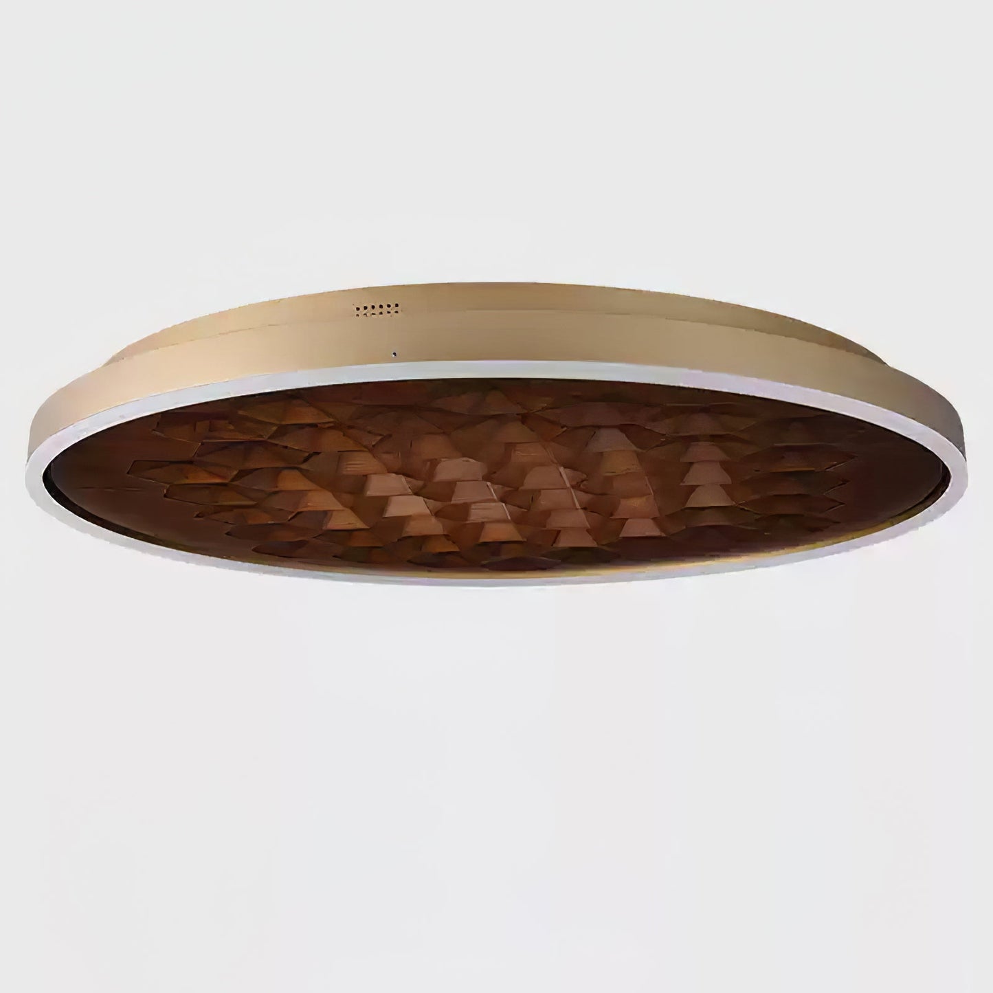 Heartwood Ceiling Lamp | Wood, Metal, Acrylic | White Shade