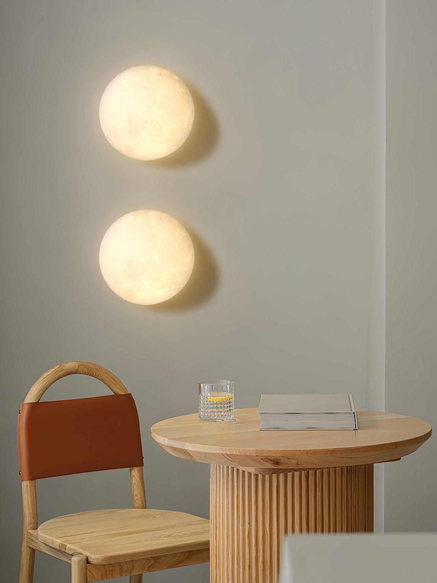 Moon 3D Wall Lamp | Lunar Surface | White