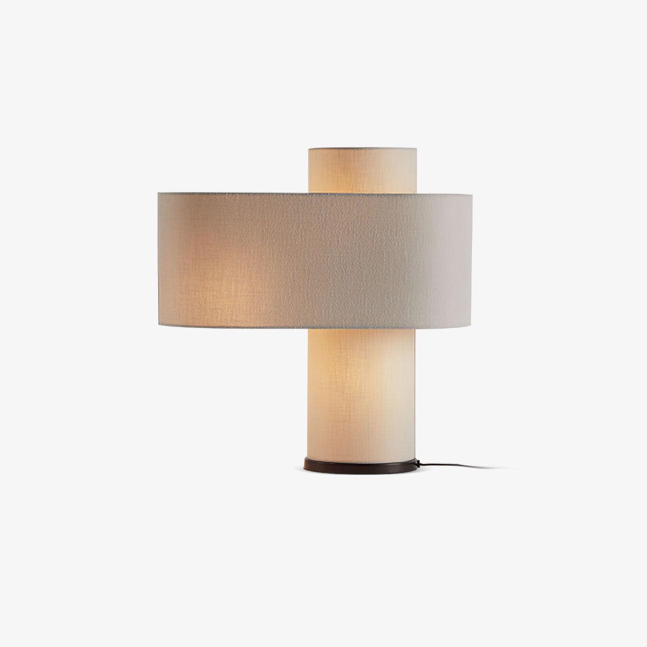 Heron Glowing Table Lamp | Fabric | Beige