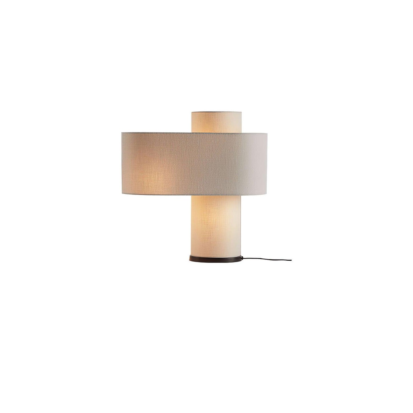 Heron Glowing Table Lamp | Fabric | Beige