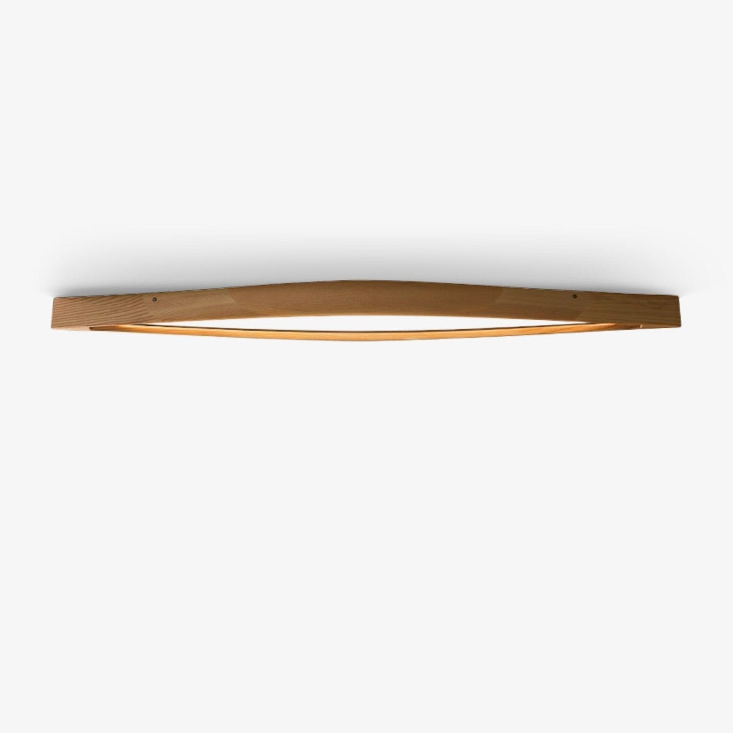 Horizon Linear Wood Ceiling Lamp | Wood/Metal/Acrylic | White Shade