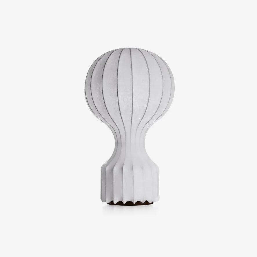 Hot Air Balloon Table Lamp | Steel & Cocoon Design | White Shade