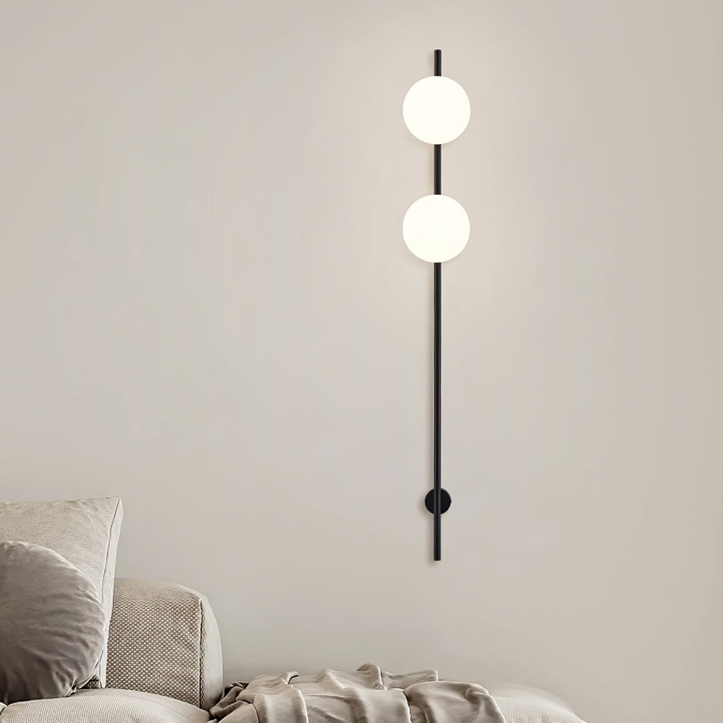 Houseof Wall Light | Metal & Glass | White