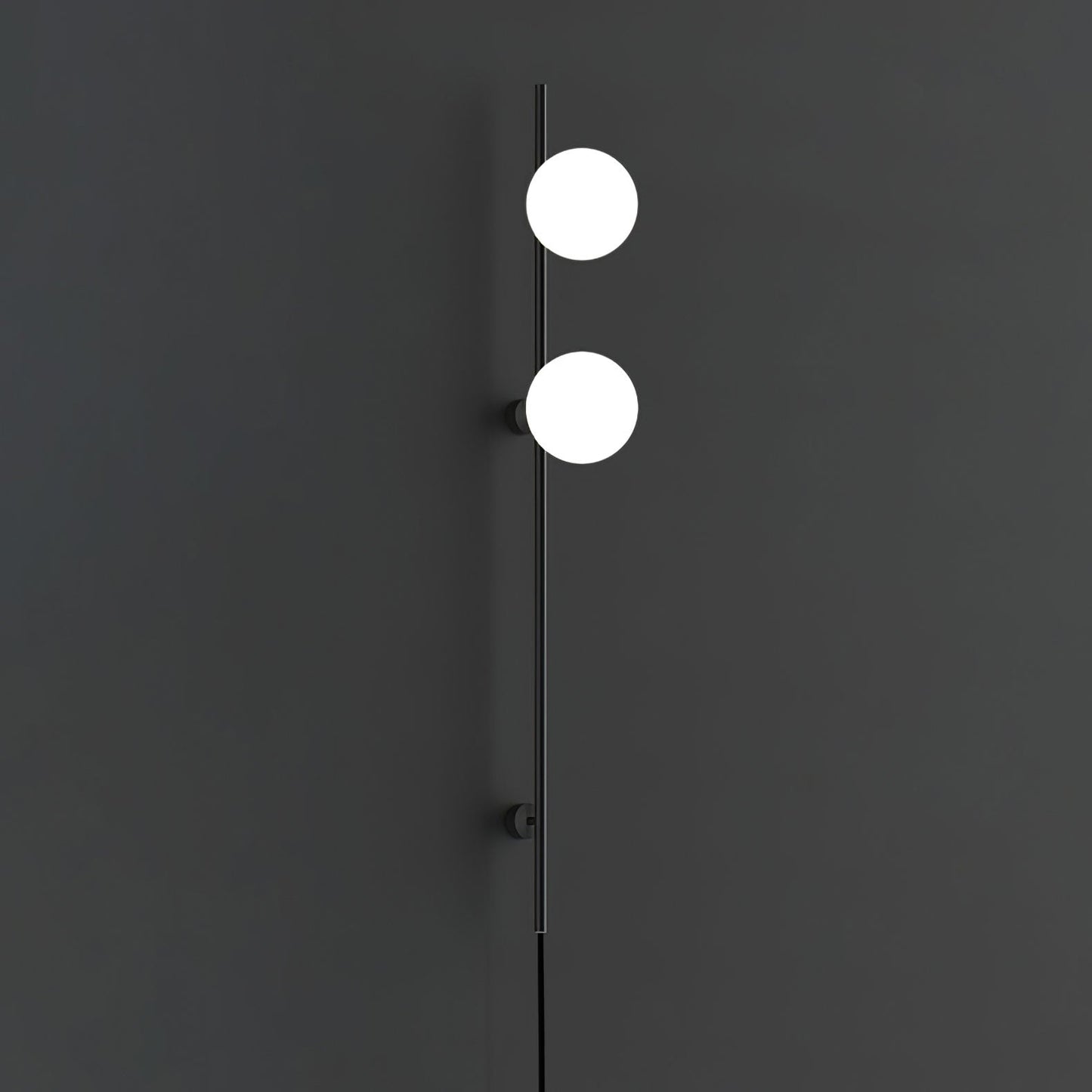 Houseof Plug-in Wall Light | Metal & Glass | White, Black, Gold