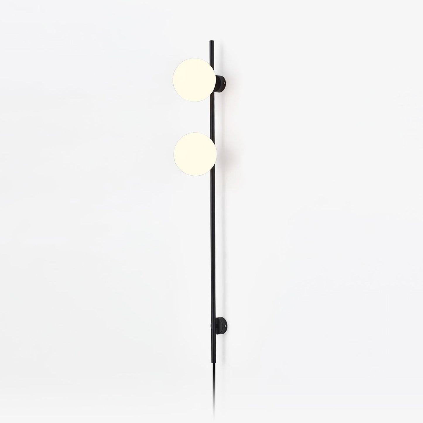 Houseof Plug-in Wall Light | Metal & Glass | White, Black, Gold