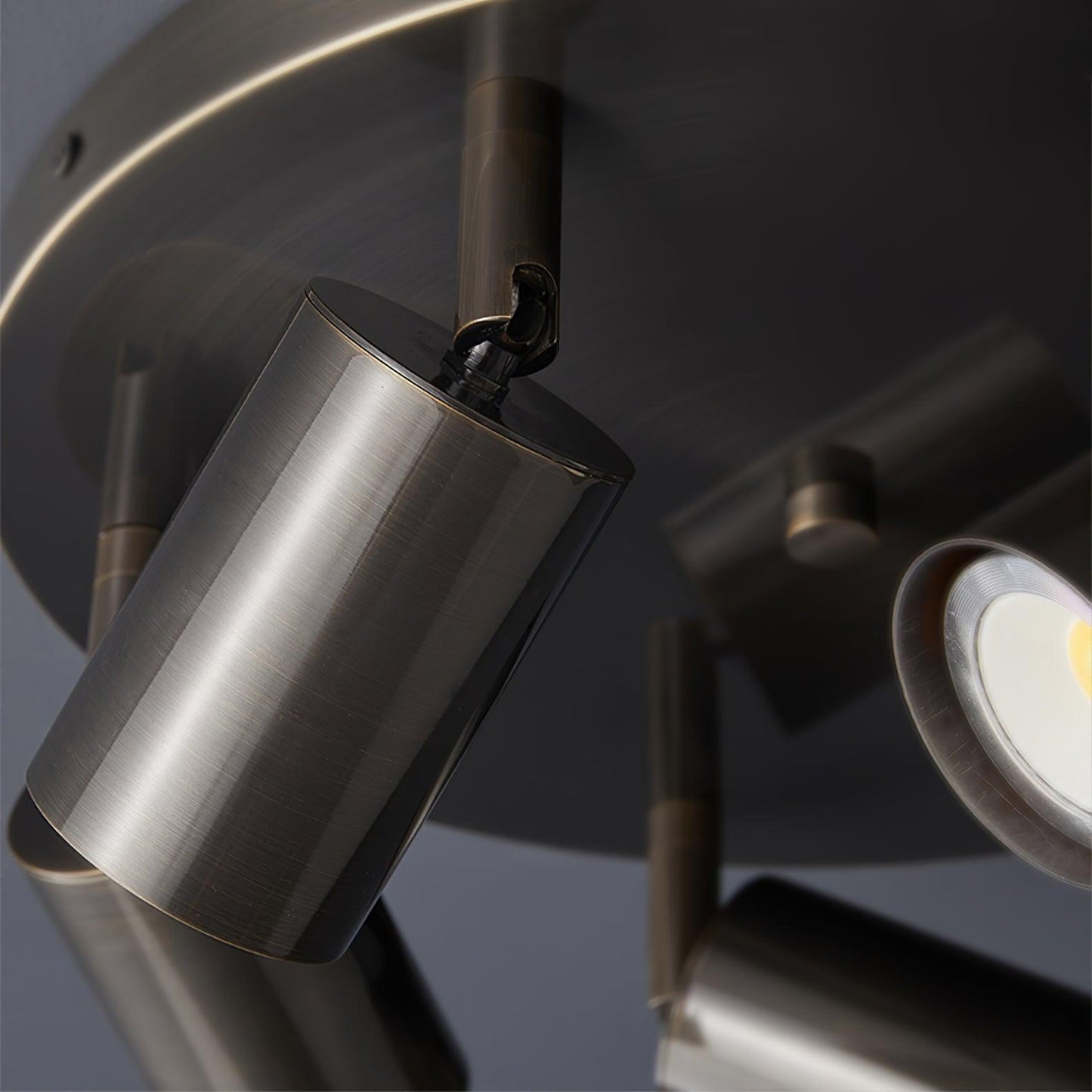 Hugo Hotspot Ceiling Light | Metal & Brass | Black or Brass, 3 or 5 Heads
