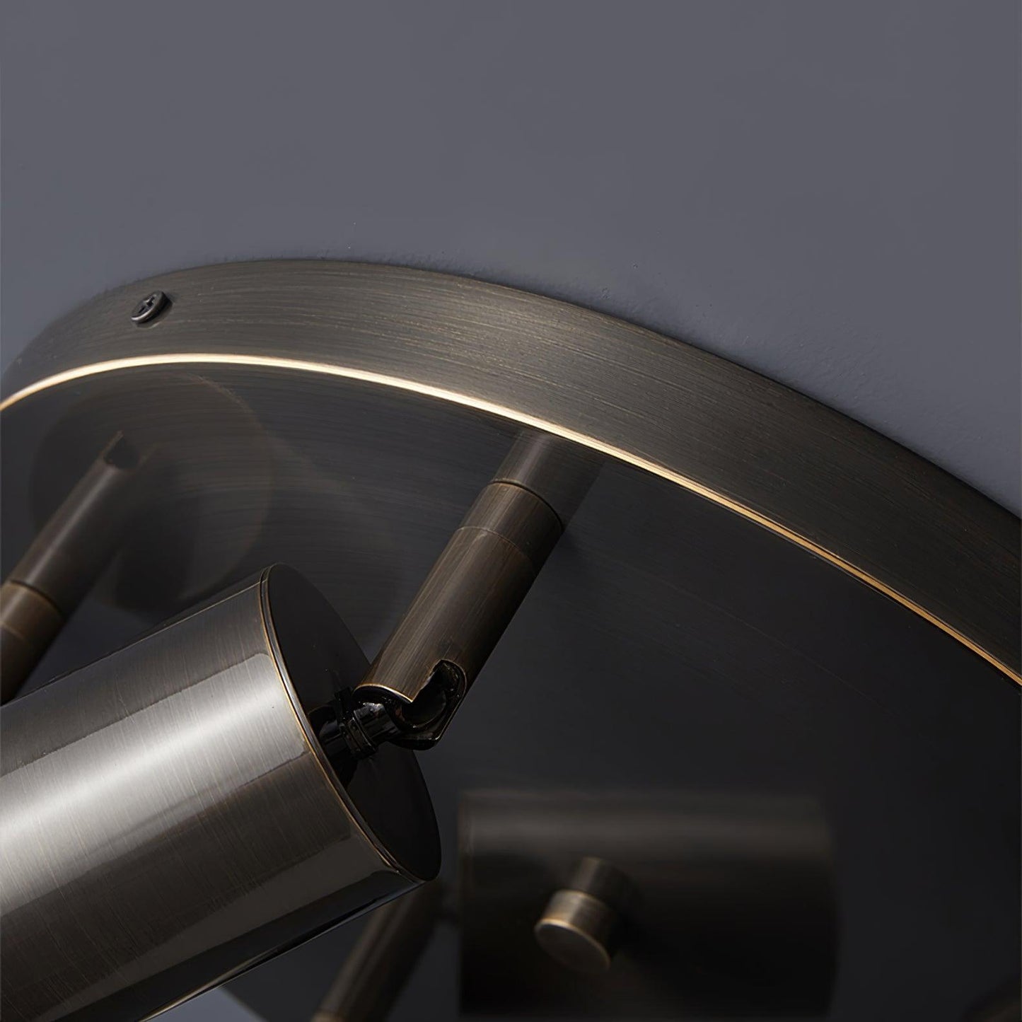Hugo Hotspot Ceiling Light | Metal & Brass | Black or Brass, 3 or 5 Heads
