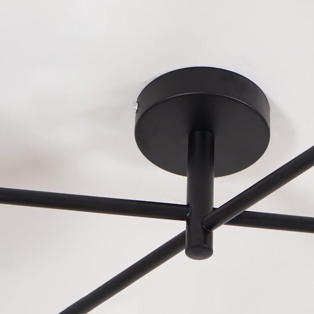 Lride Wall Lamp | Metal, Iron, Acrylic | Black, Gray + Black