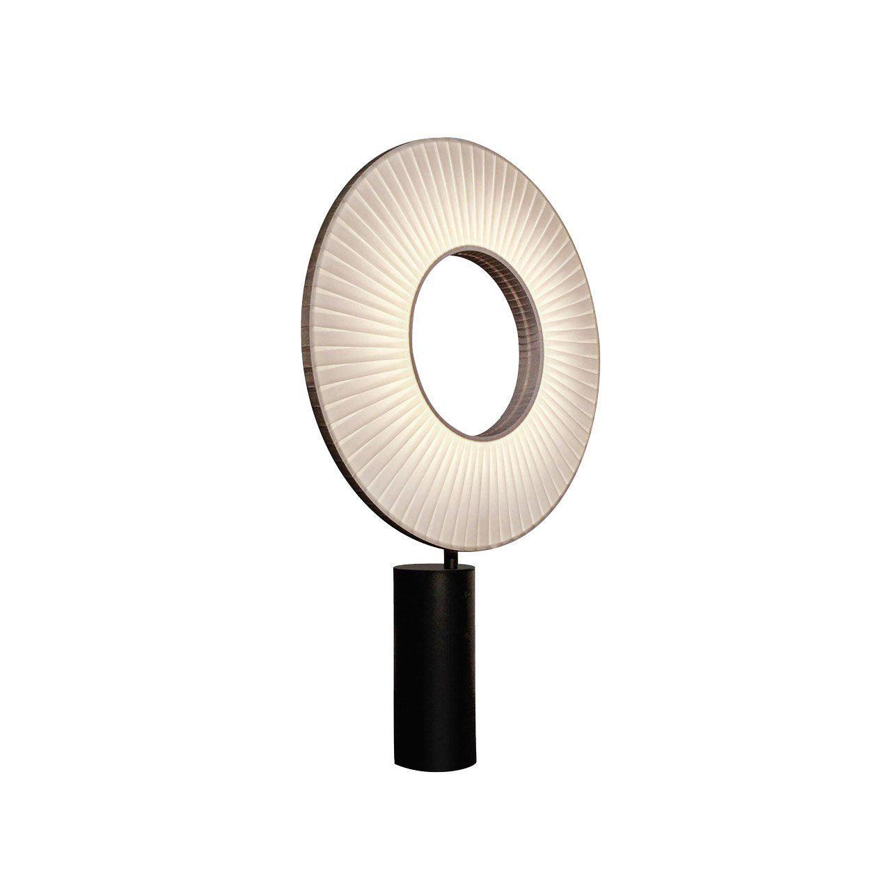 Vespera Table Lamp | Metal & Fabric | Black and White