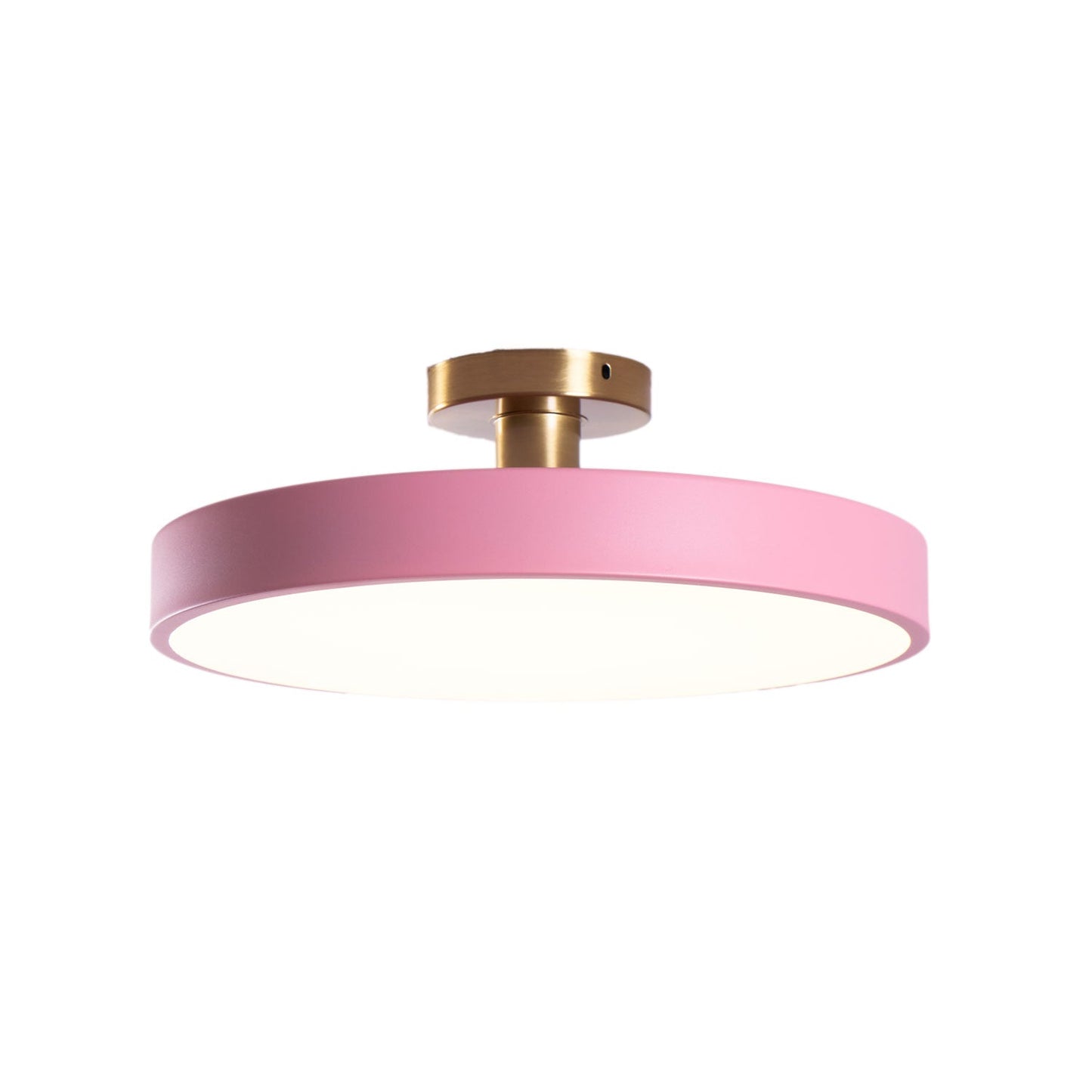 Isla Flush Mount Ceiling Lamp | Black and Gold Metal | 30cm or 40cm Diameter