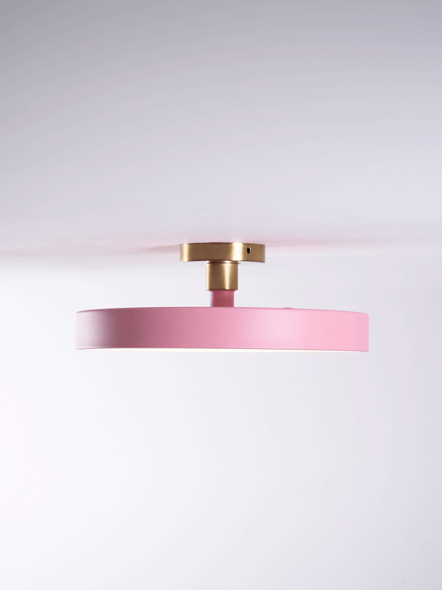 Isla Flush Mount Ceiling Lamp | Black and Gold Metal | 30cm or 40cm Diameter