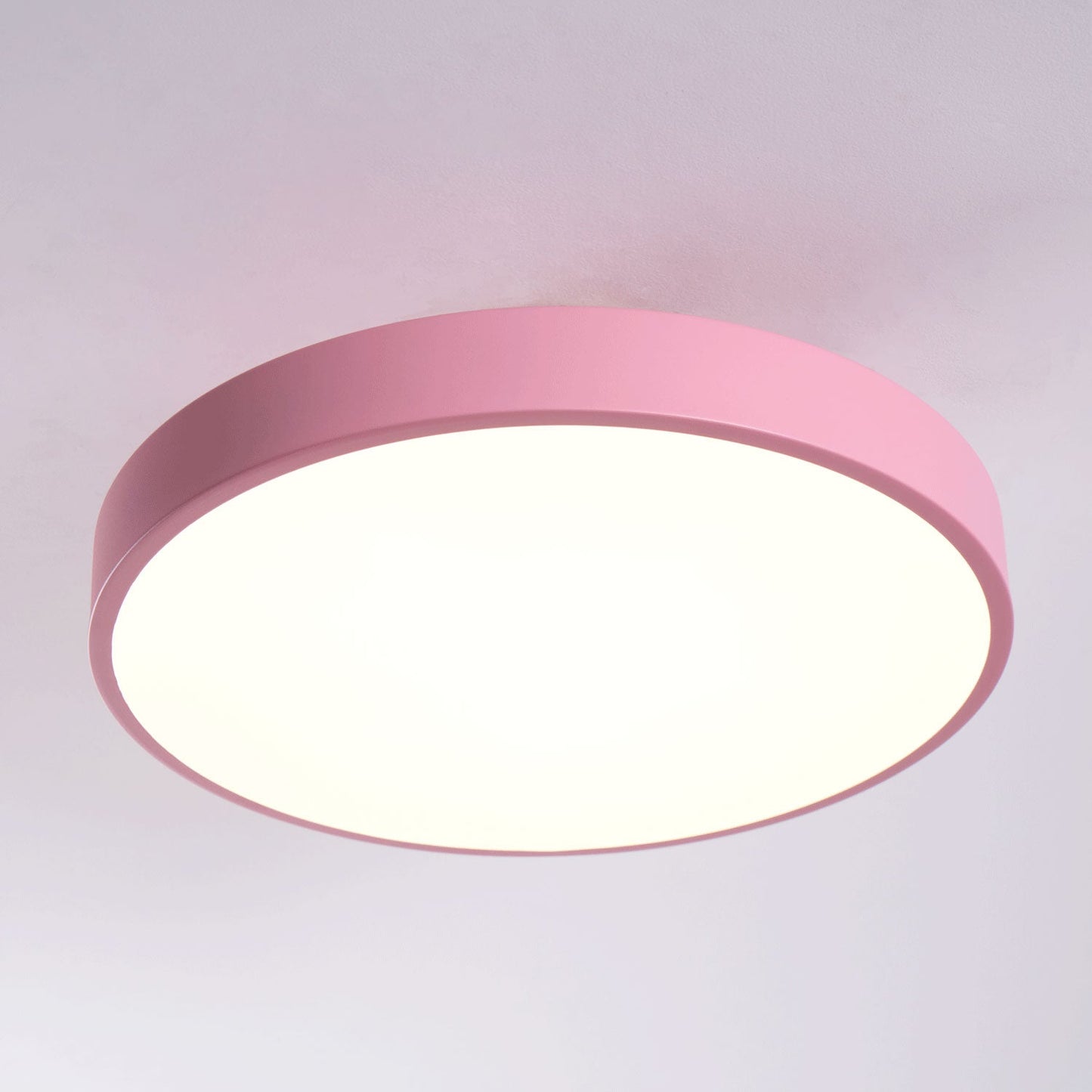 Isla Flush Mount Ceiling Lamp | Black and Gold Metal | 30cm or 40cm Diameter