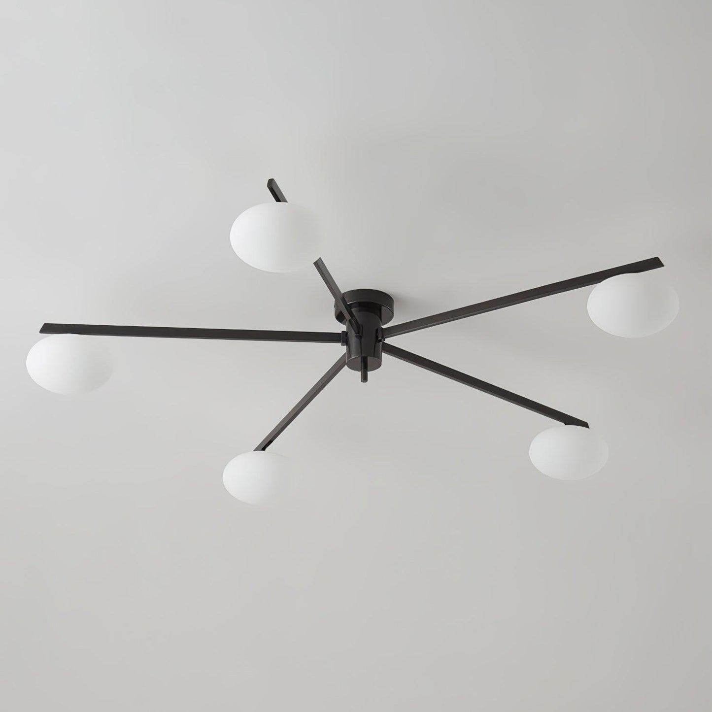 Jasper Ceiling Lamp | Brass & Black | 3, 5, or 6 Heads
