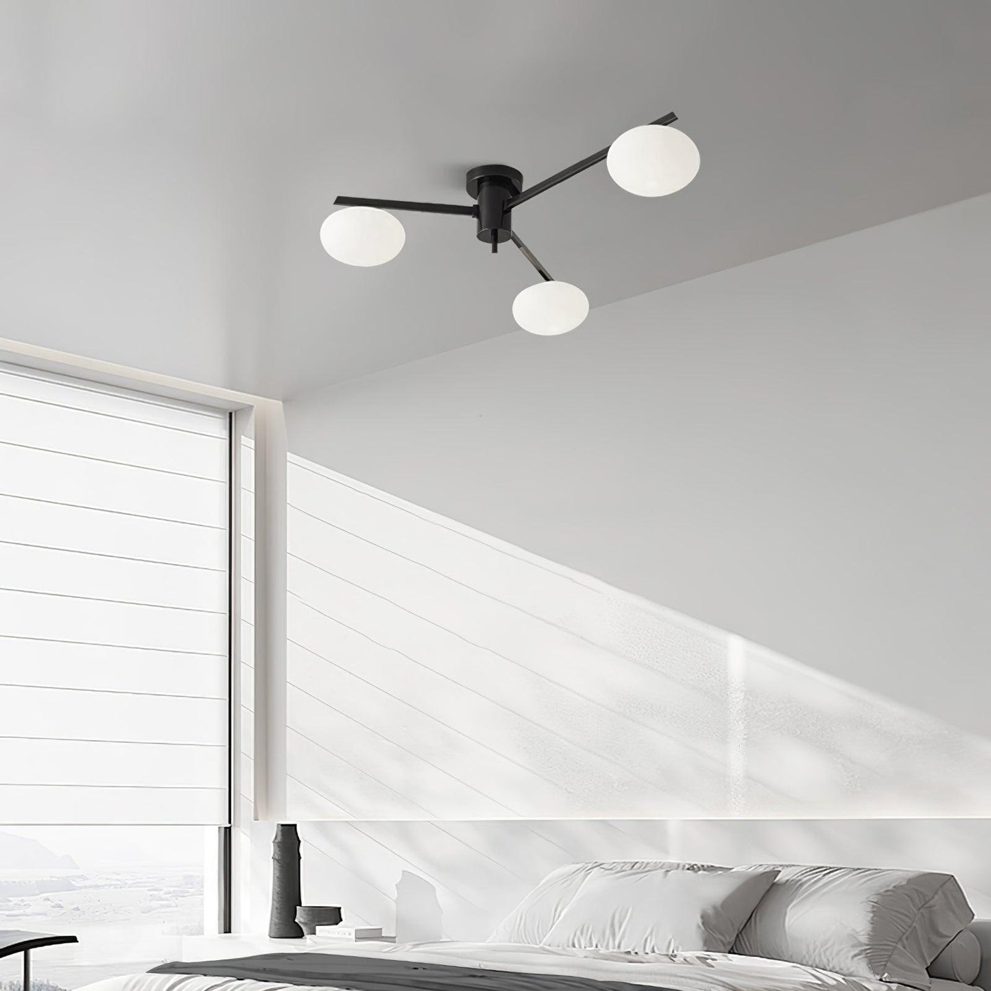 Jasper Ceiling Lamp | Brass & Black | 3, 5, or 6 Heads
