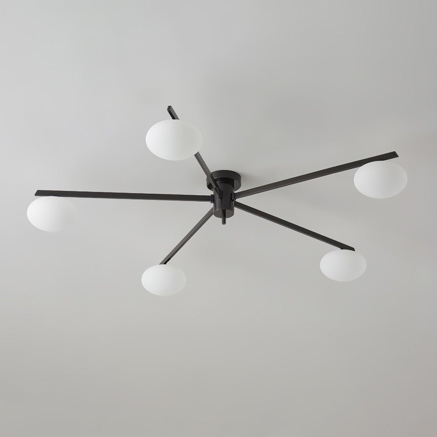 Jasper Ceiling Lamp | Brass & Black | 3, 5, or 6 Heads