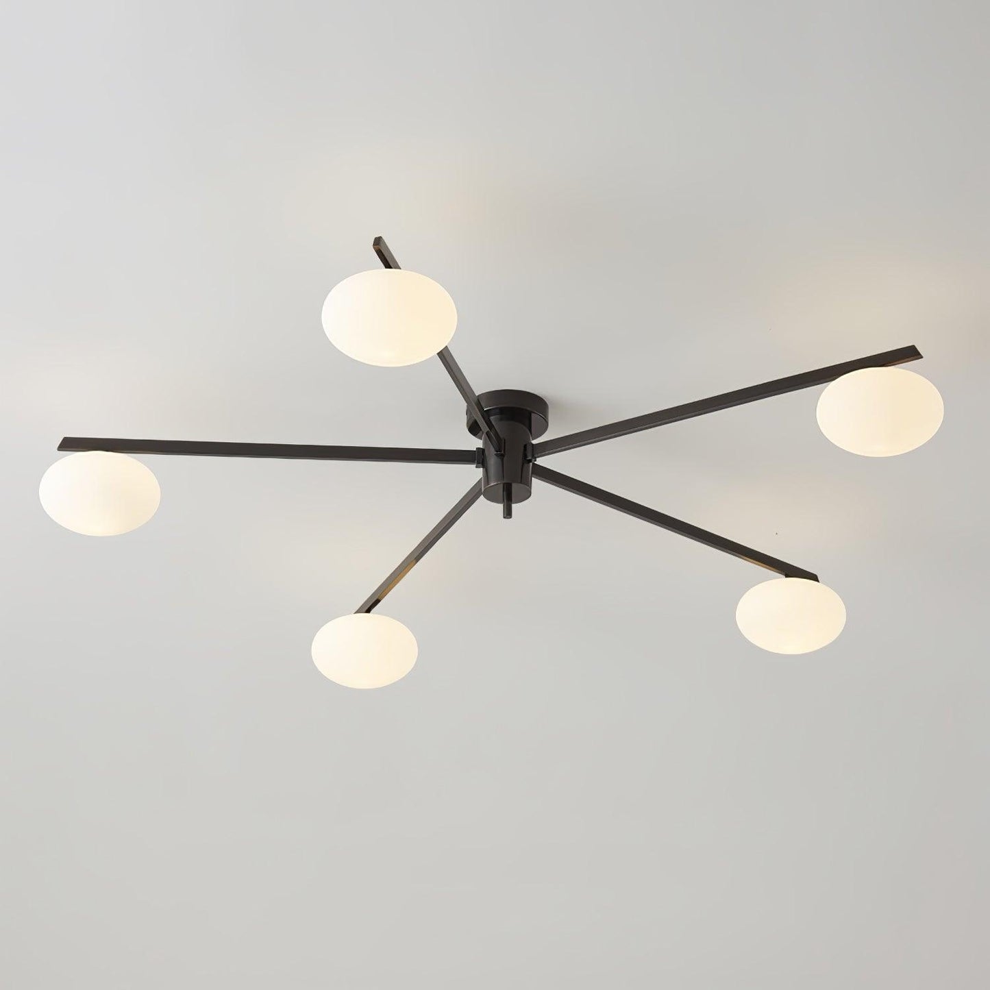 Jasper Ceiling Lamp | Brass & Black | 3, 5, or 6 Heads