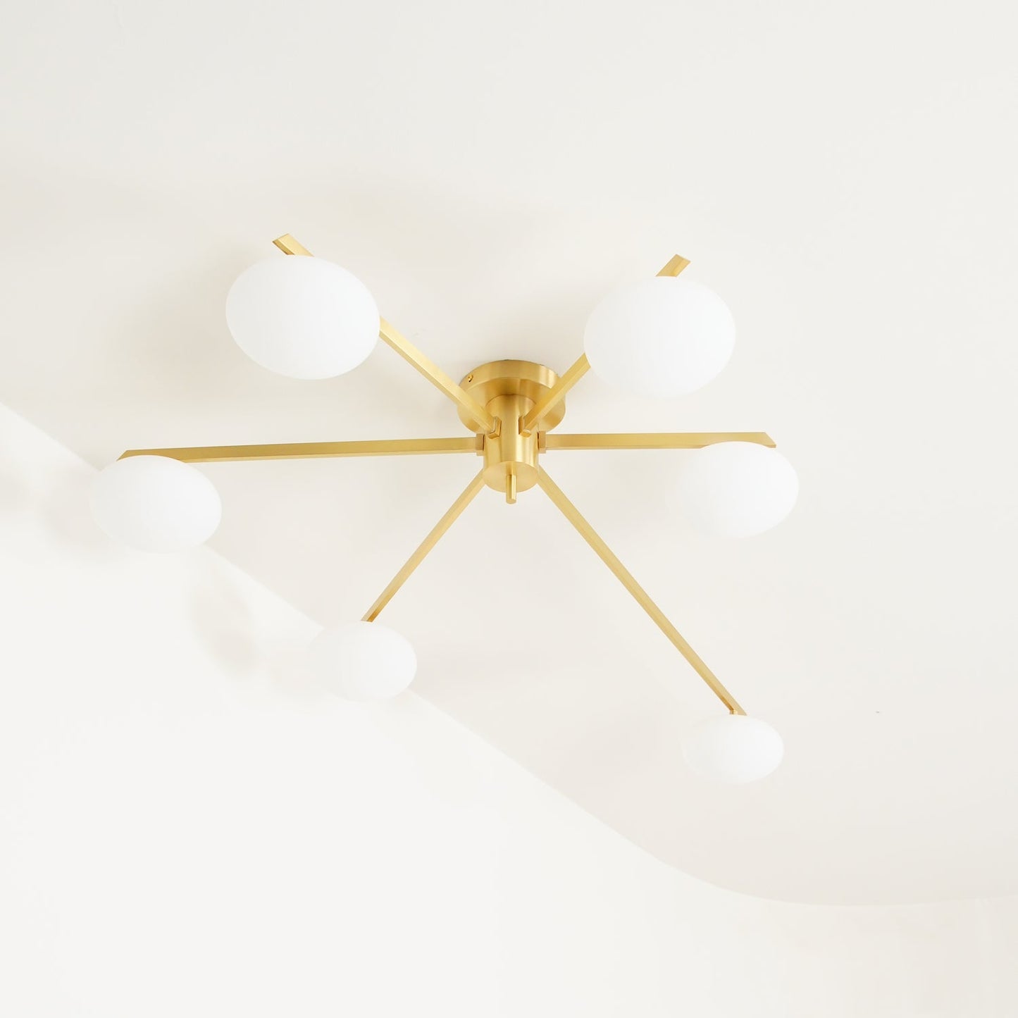 Jasper Ceiling Lamp | Brass & Black | 3, 5, or 6 Heads