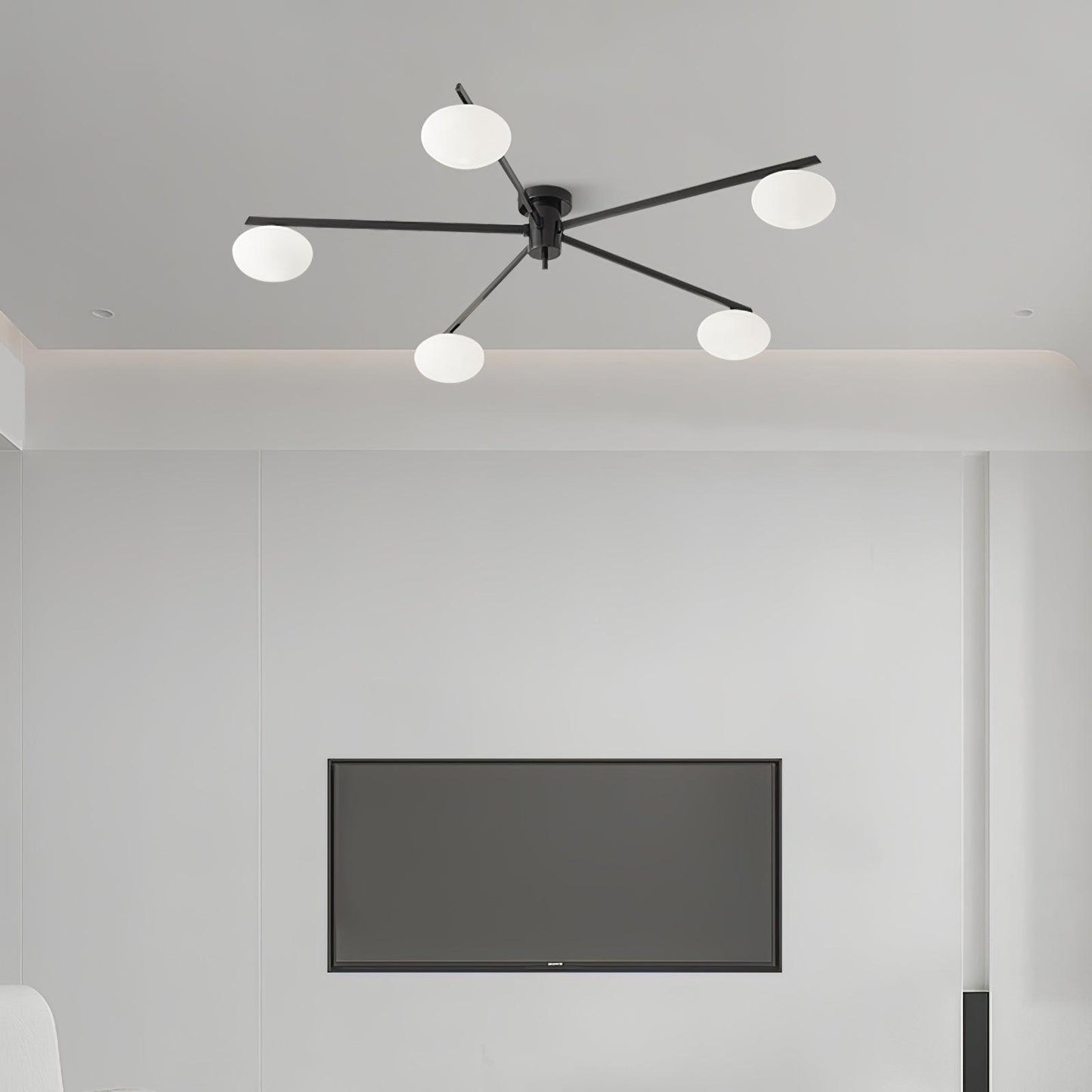 Jasper Ceiling Lamp | Brass & Black | 3, 5, or 6 Heads