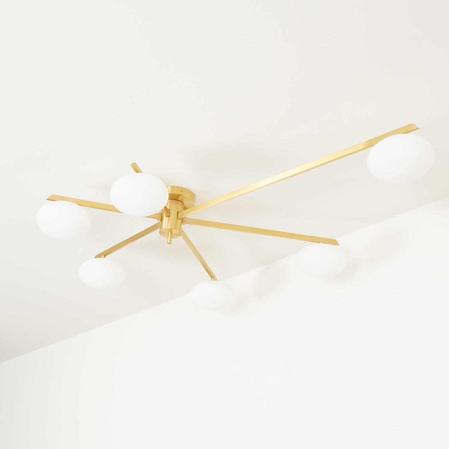 Jasper Ceiling Lamp | Brass & Black | 3, 5, or 6 Heads