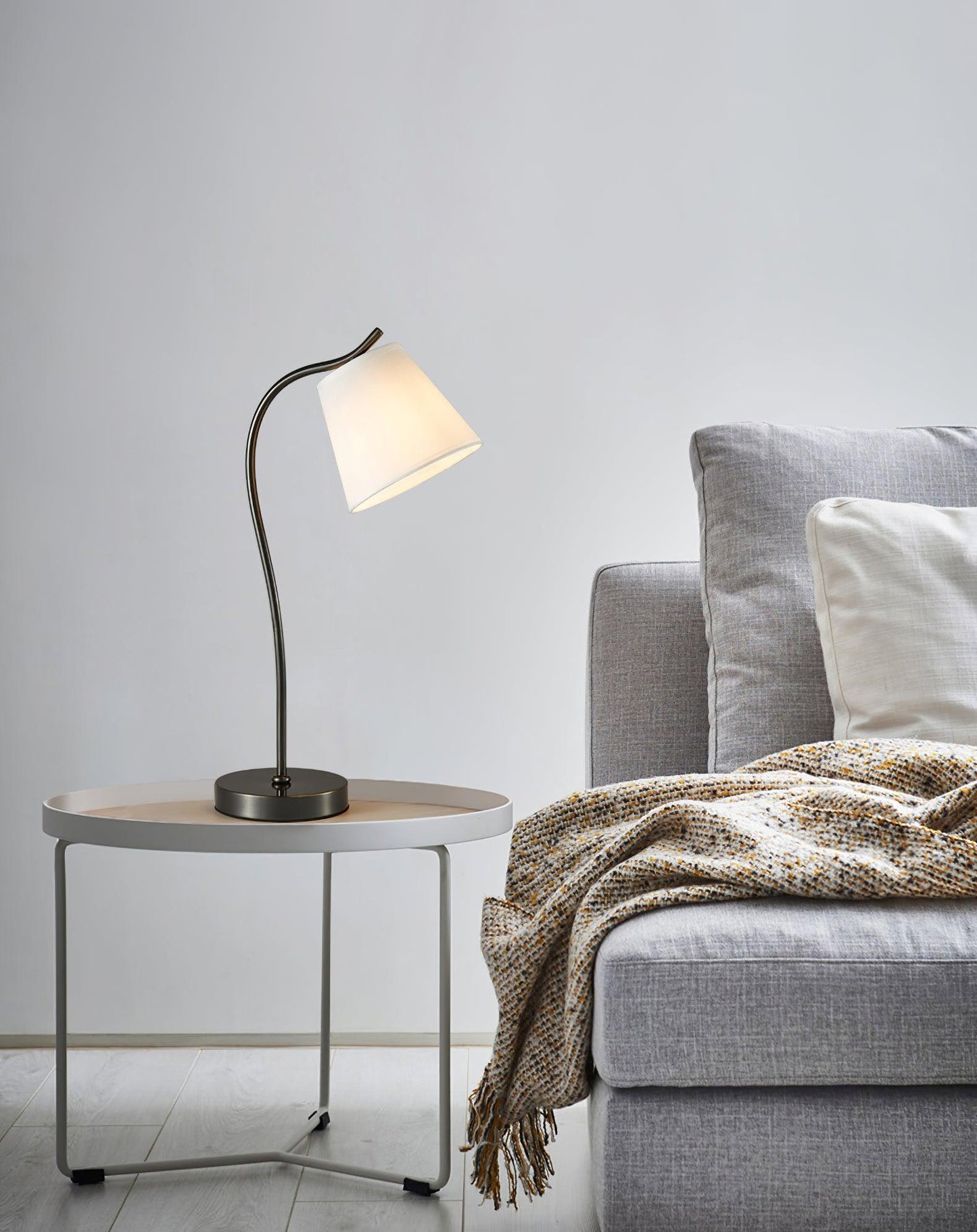 Jody Table Lamp | Brass Base | Black Shade