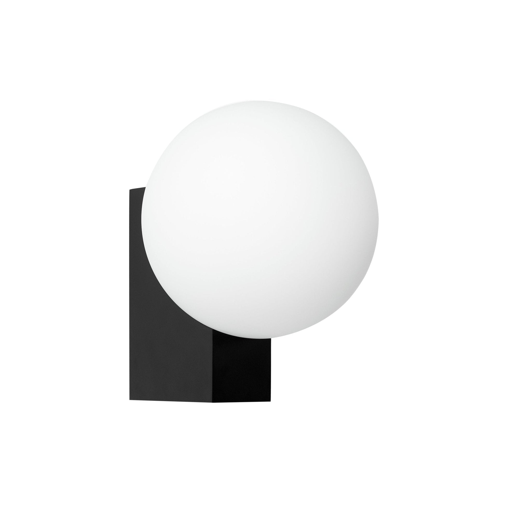 Journey Wall Lamp | Opal Glass & Metal | Black, Chrome, Pink