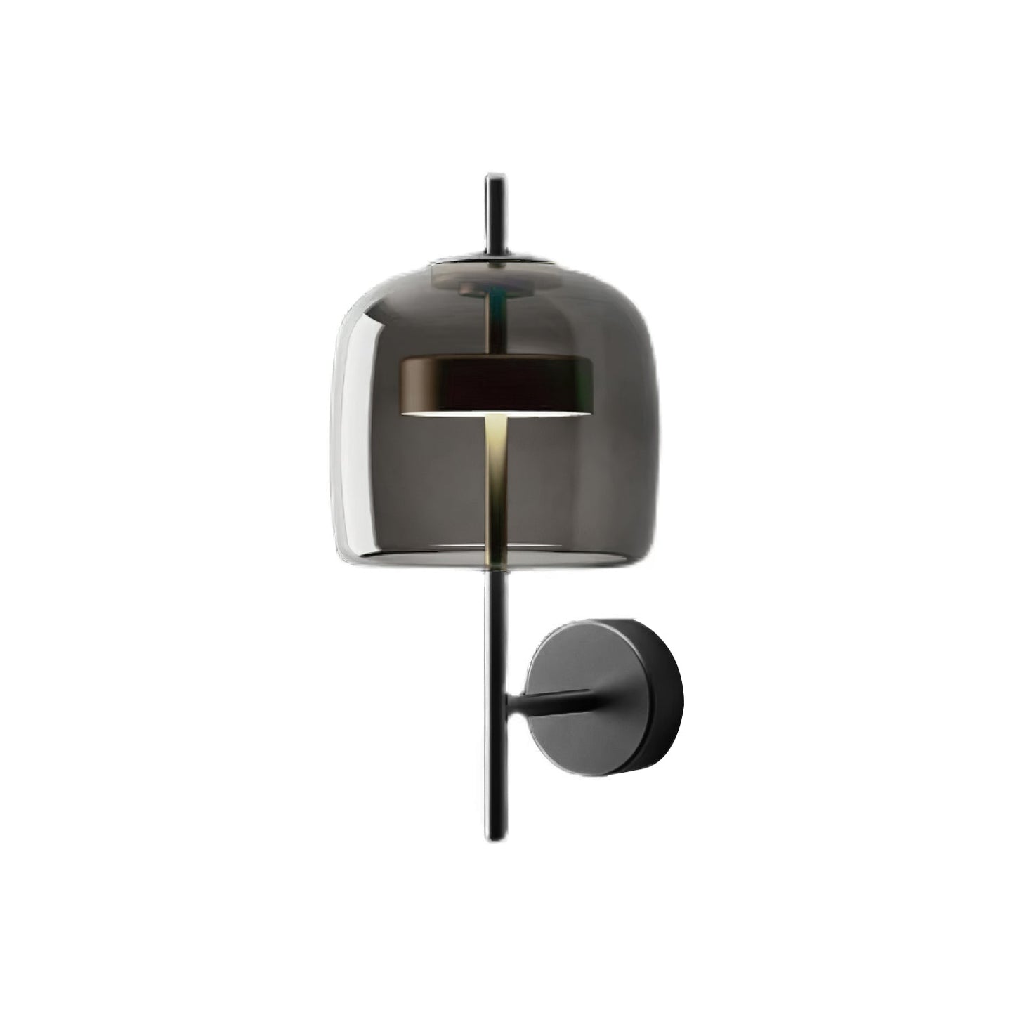 Hourglass Wall Sconce | Brass & Glass | Gold, Black, Amber, Smoke Grey