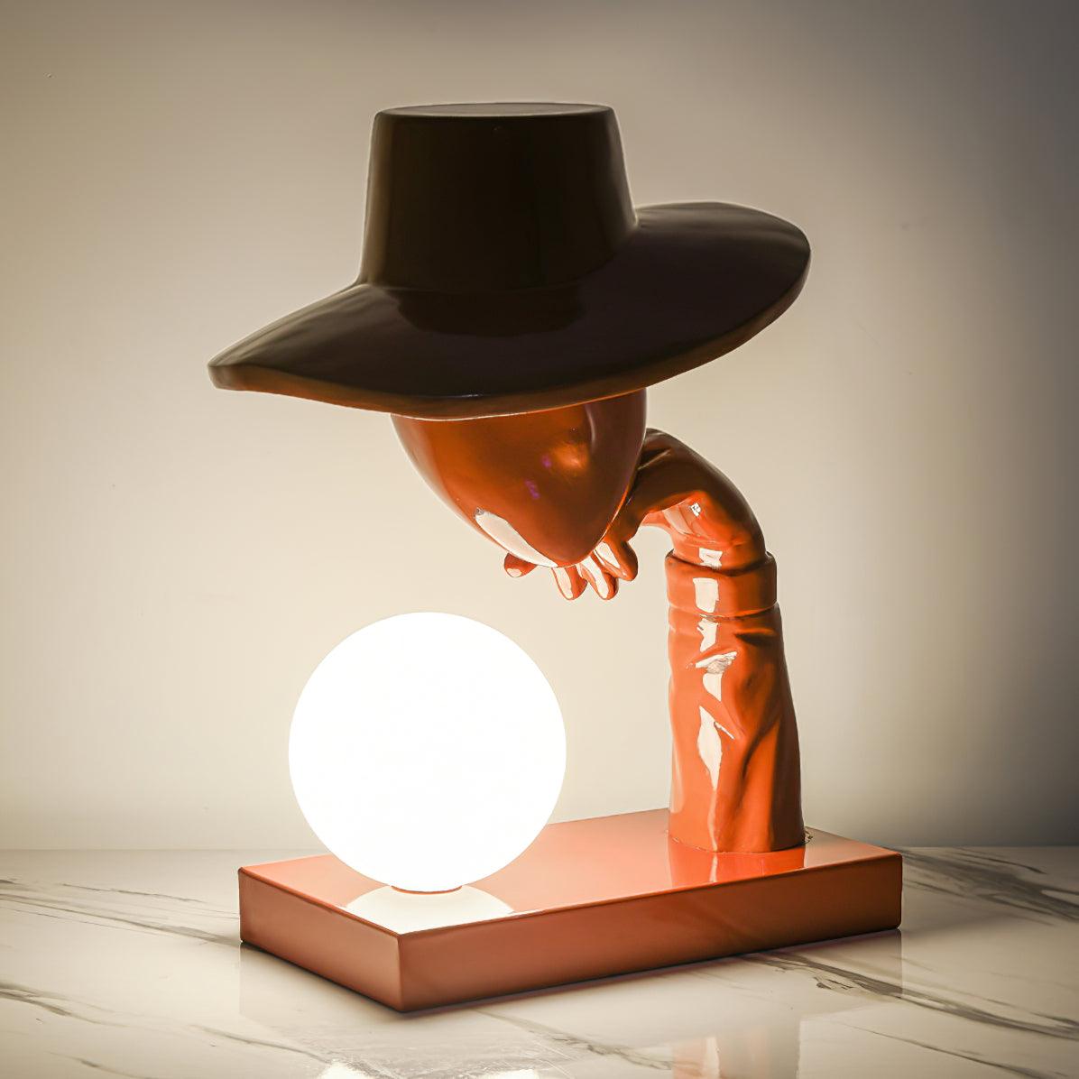 Juni Resin Novelty Lamp | Resin | Red, Blue