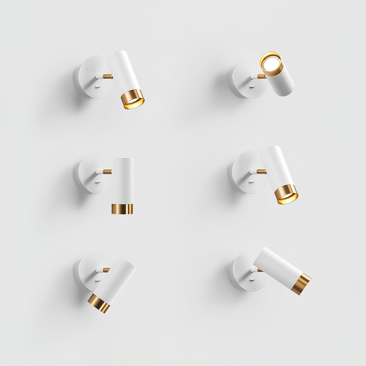Karpo Wall Lamp | Metal | Black and White