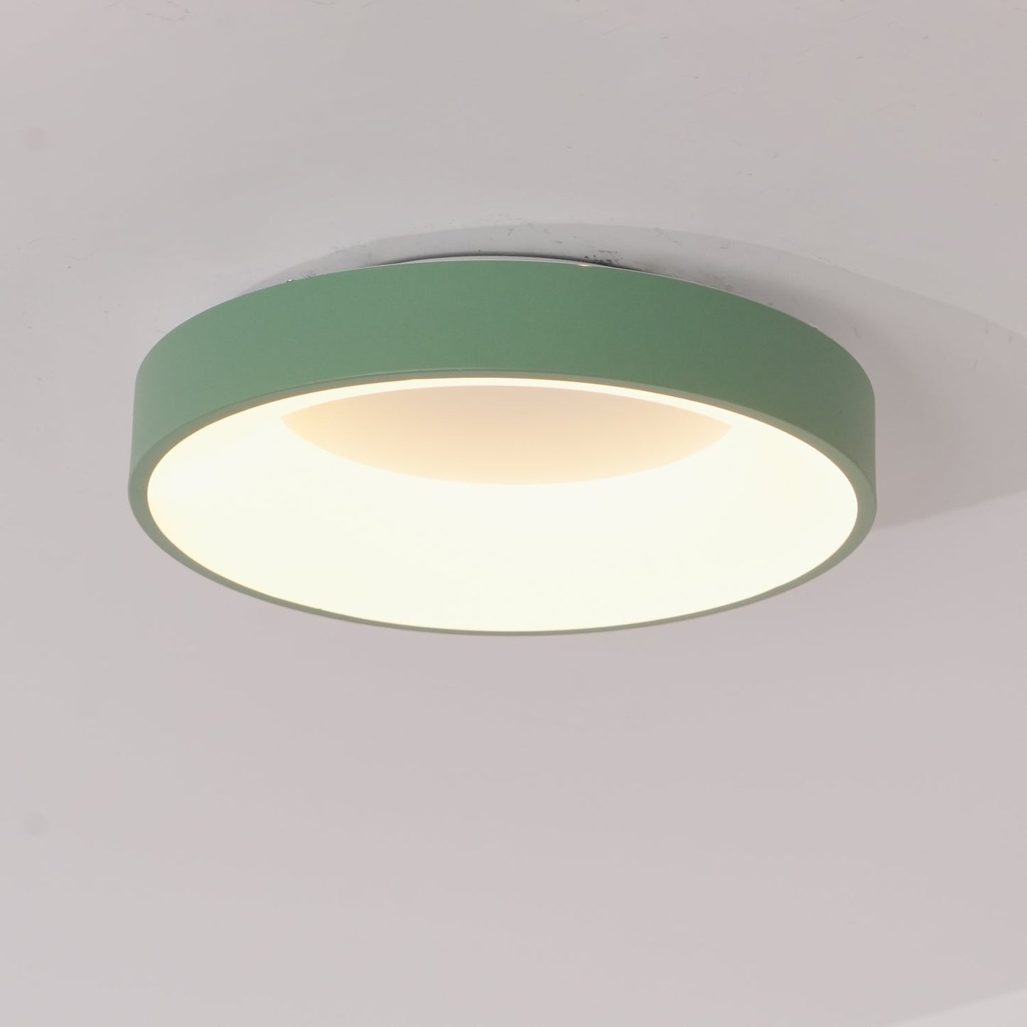 Keno Ceiling Lamp | Iron & Acrylic | White or Green
