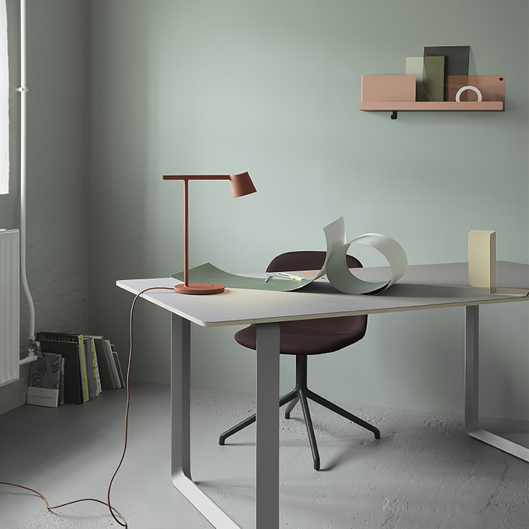Kepler Table Lamp | Adjustable Aluminum Design | Black, White, Red, Olive