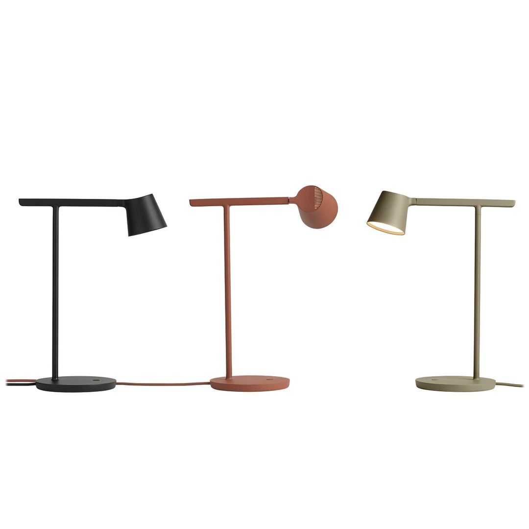 Kepler Table Lamp | Adjustable Aluminum Design | Black, White, Red, Olive