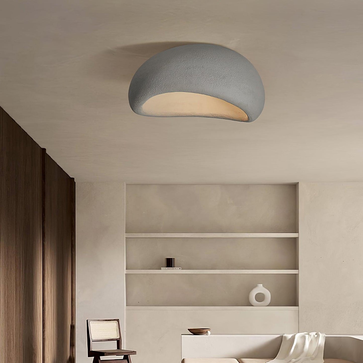 Khmara Ceiling Lamp | Japanese Moon Design | 45cm, 52cm, 60cm, 70cm, 80cm Options