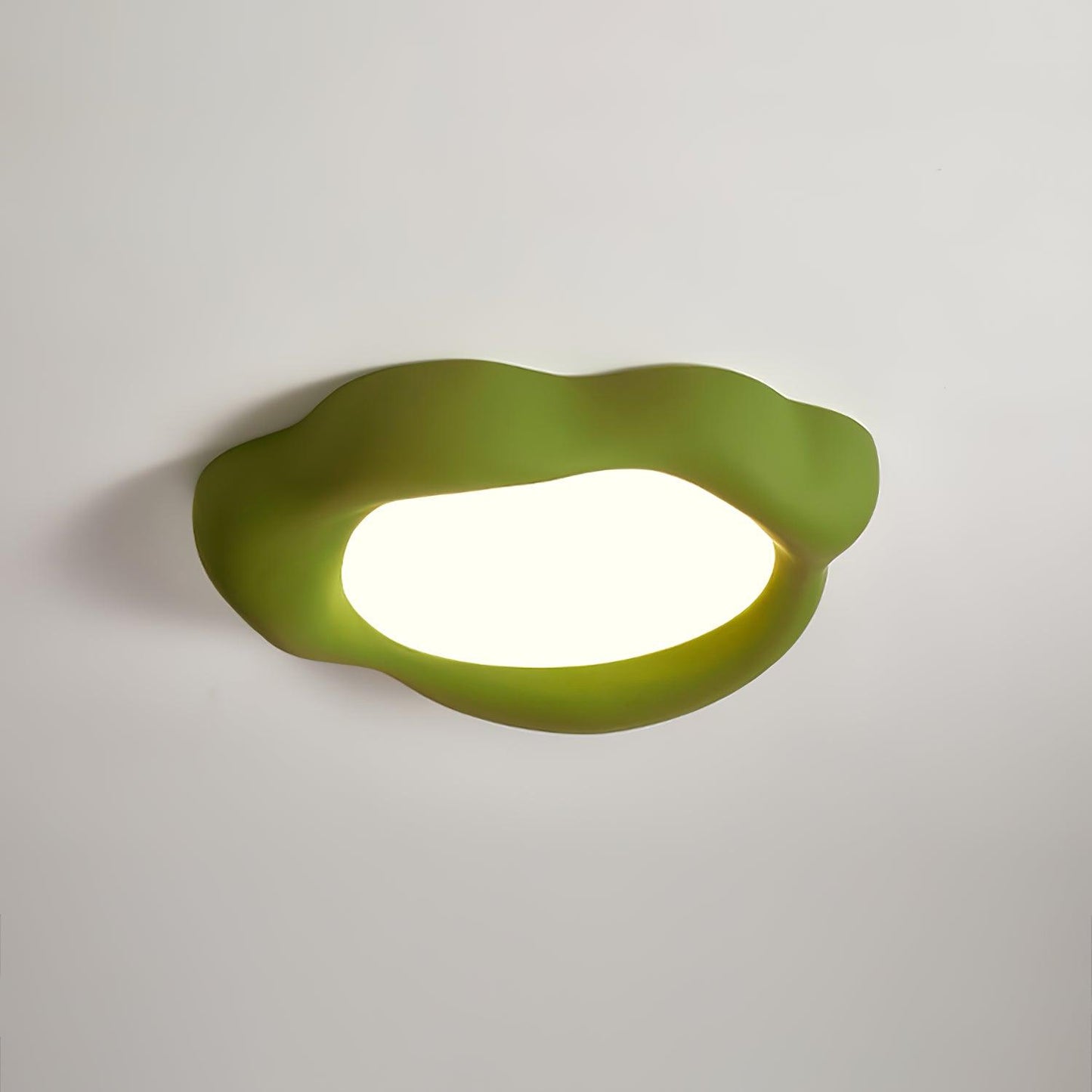 Kumo Ceiling Lamp | Resin Acrylic | White, Green, Orange, Beige