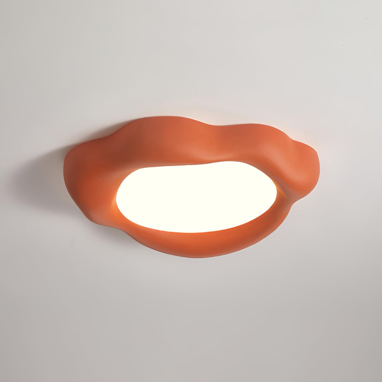 Kumo Ceiling Lamp | Resin Acrylic | White, Green, Orange, Beige