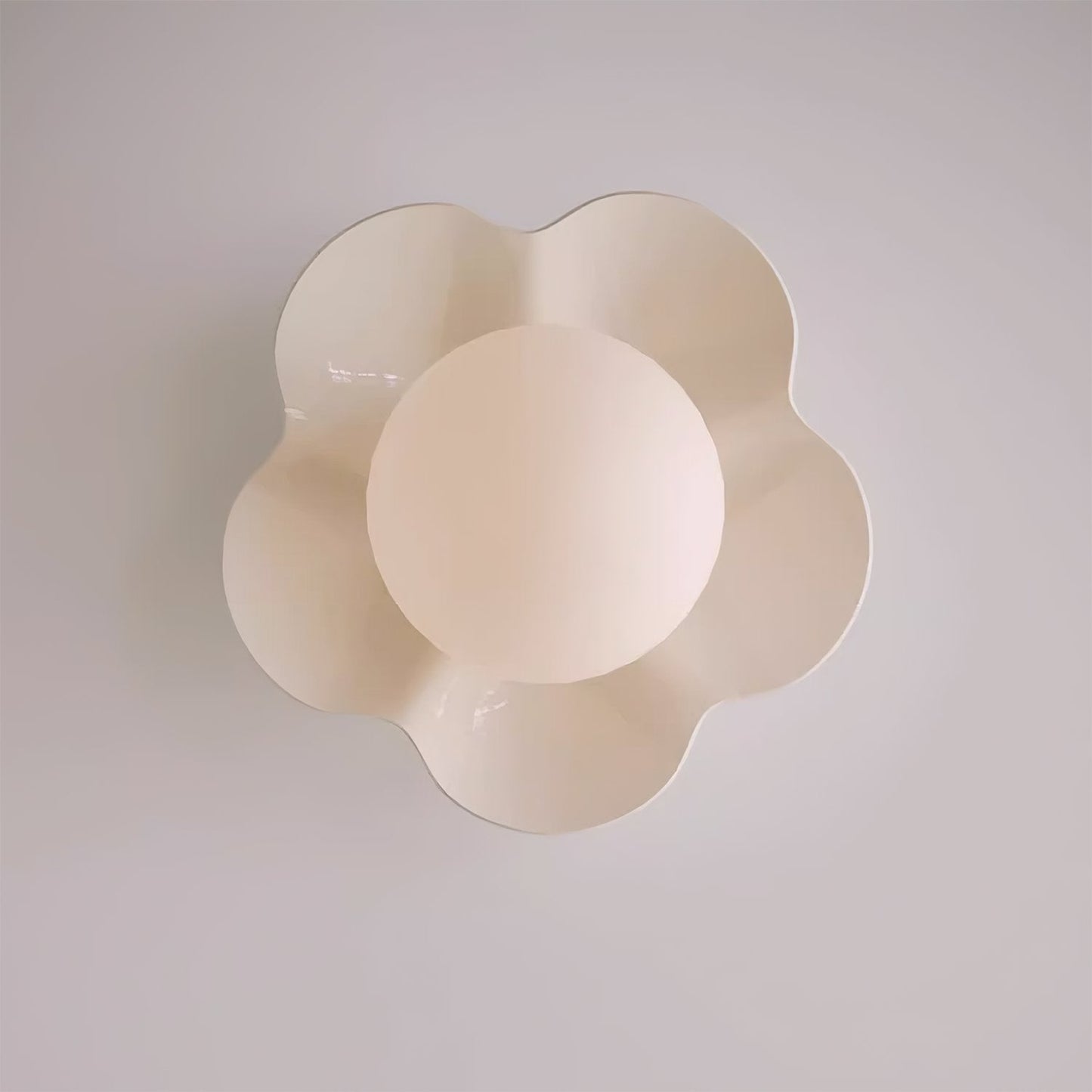 La Fleur Wall Lamp | Resin & Glass | White, Purple, Yellow