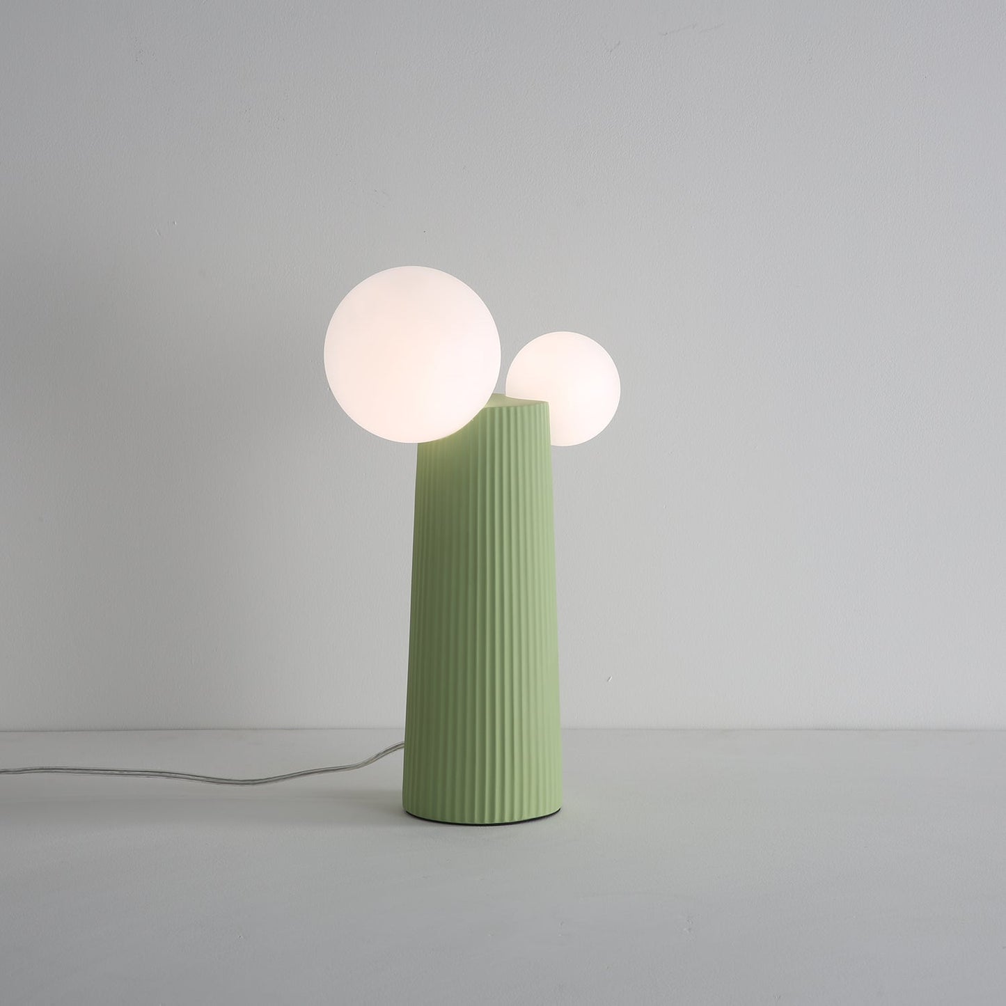 Land Table Lamp | Resin | Dark Red, Green, Latte Color, Black, White
