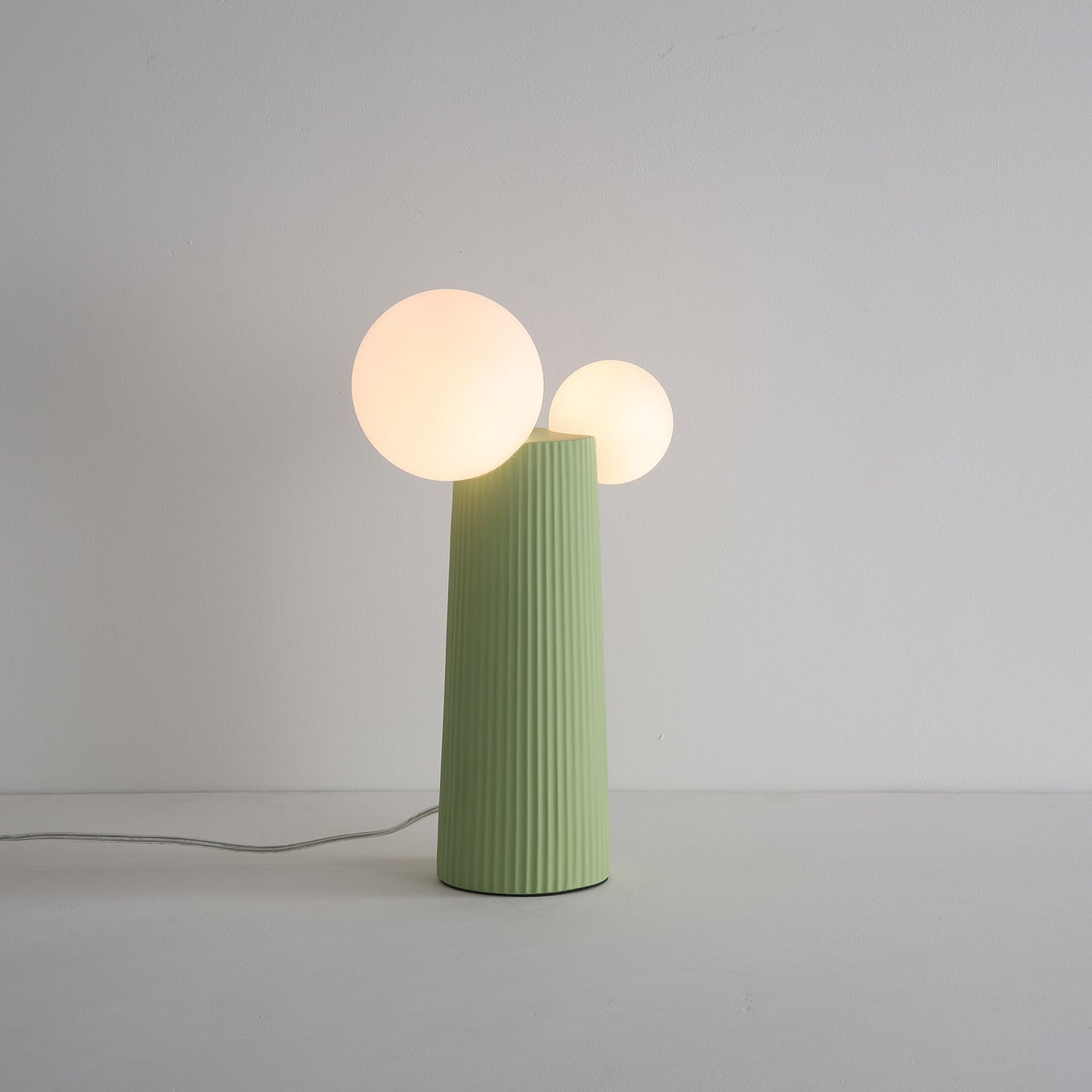 Land Table Lamp | Resin | Dark Red, Green, Latte Color, Black, White