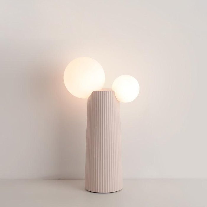 Land Table Lamp | Resin | Dark Red, Green, Latte Color, Black, White