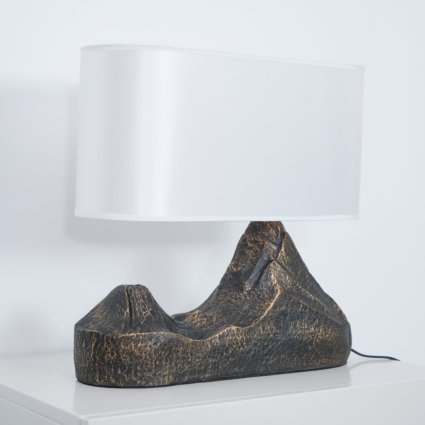 Landscape Table Lamp | Bronze Finish | White Shade