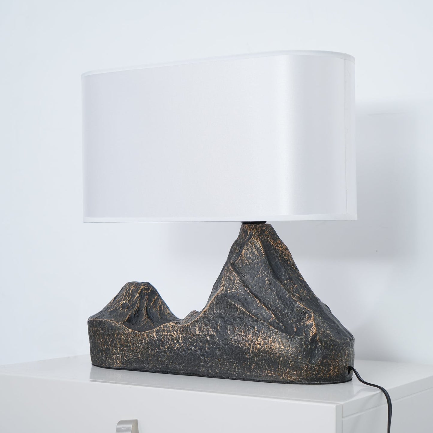 Landscape Table Lamp | Bronze Finish | White Shade