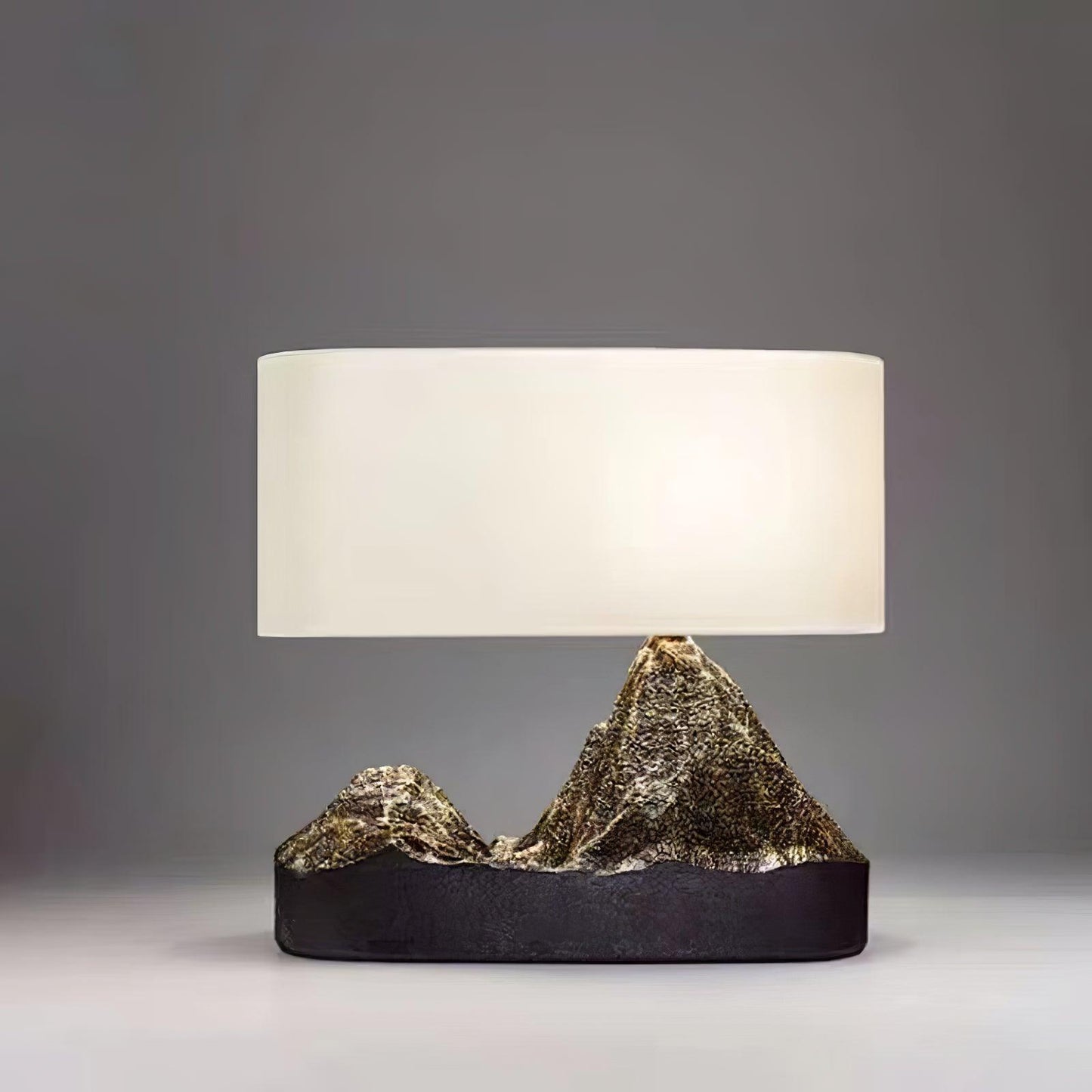 Landscape Table Lamp | Bronze Finish | White Shade