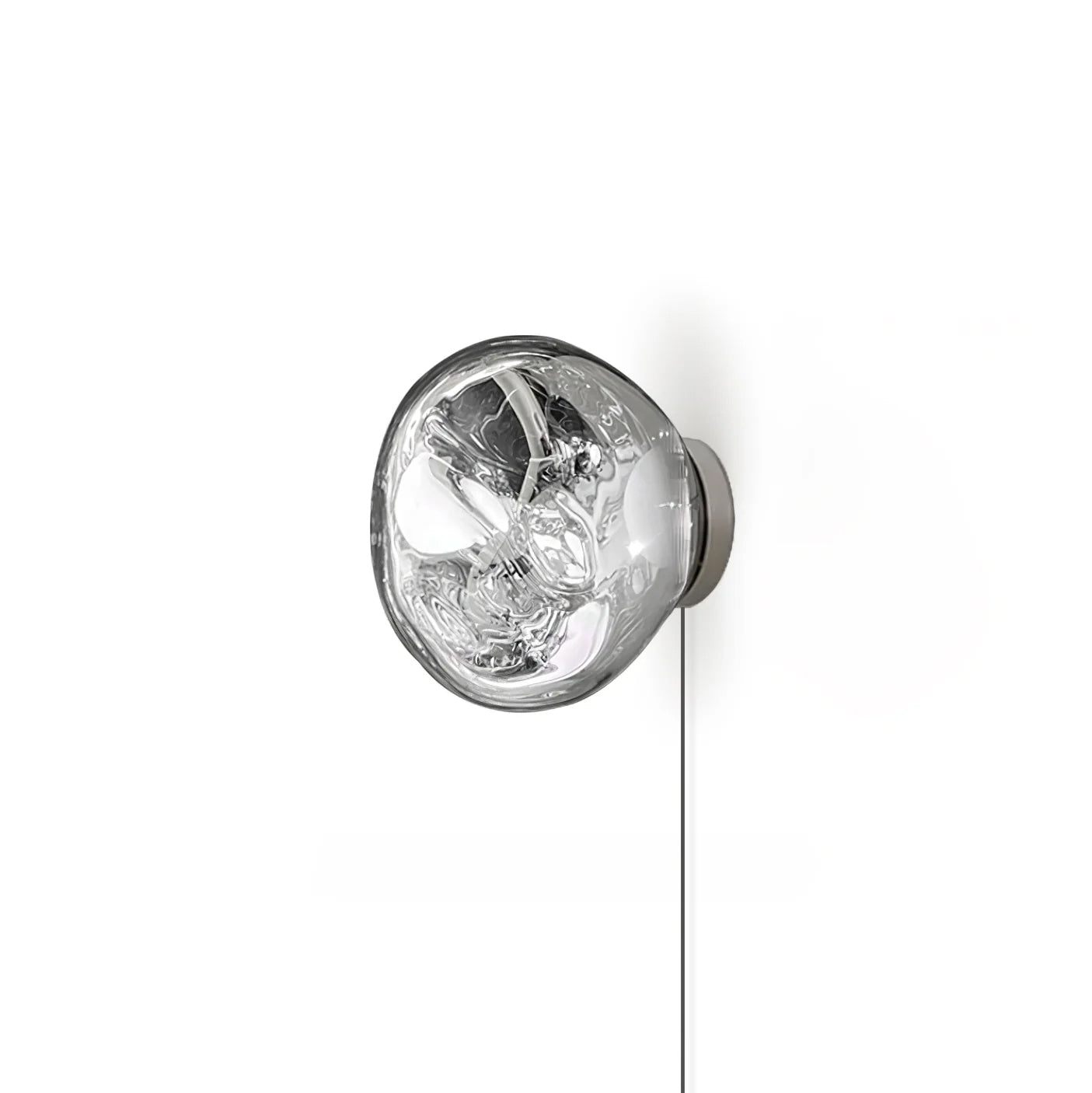 Lava Wall Lamp | Metal, PVC | Chrome, Rose Gold, Gold, Smoke Grey, Silver