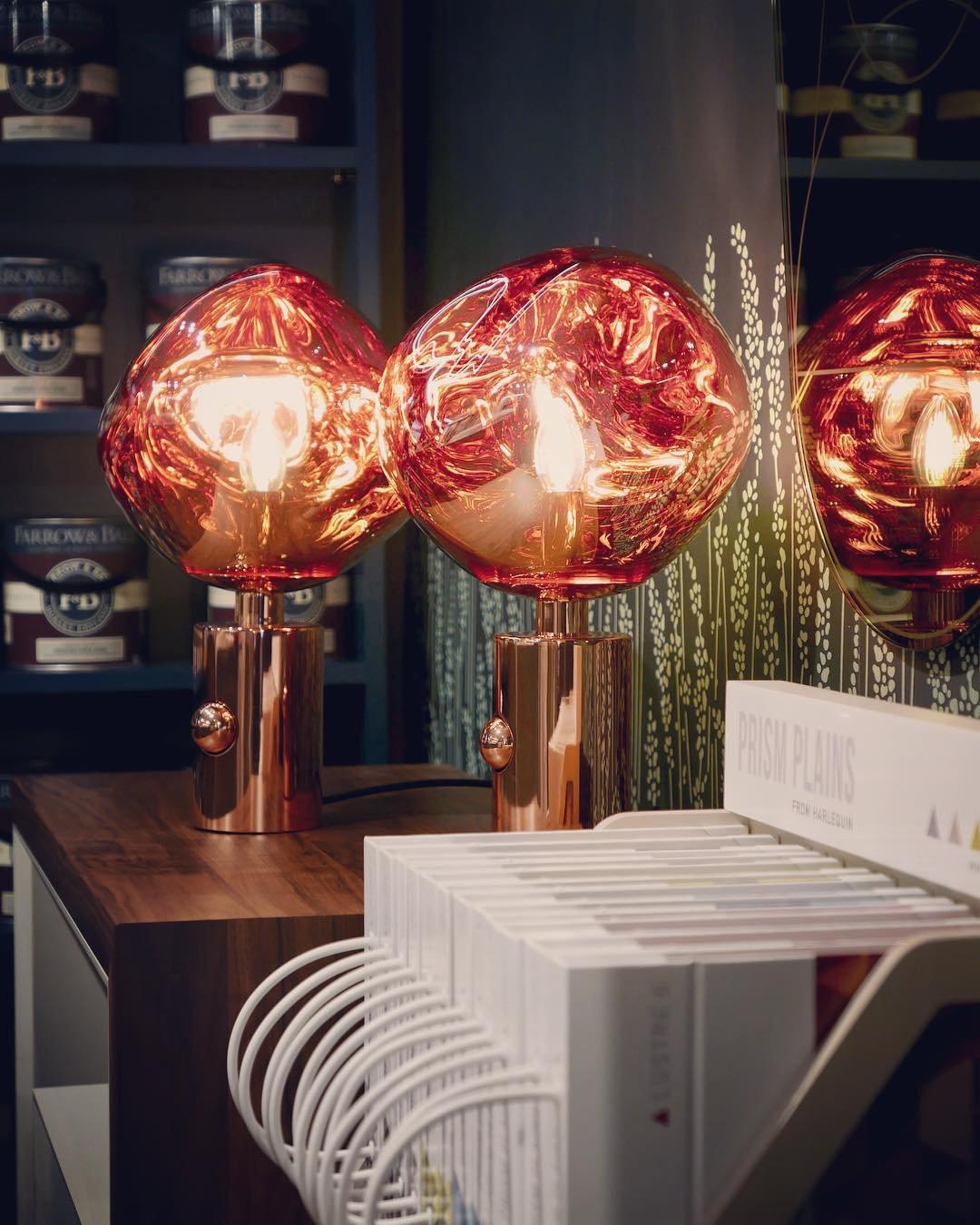 Lava Table Lamp | Metal & PVC | Gold, Rose Gold, Smoky Gray, Silver