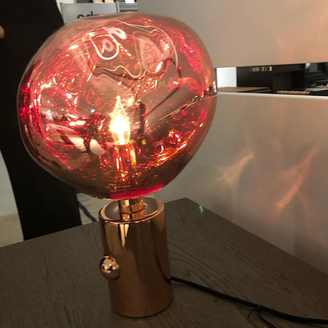 Lava Table Lamp | Metal & PVC | Gold, Rose Gold, Smoky Gray, Silver