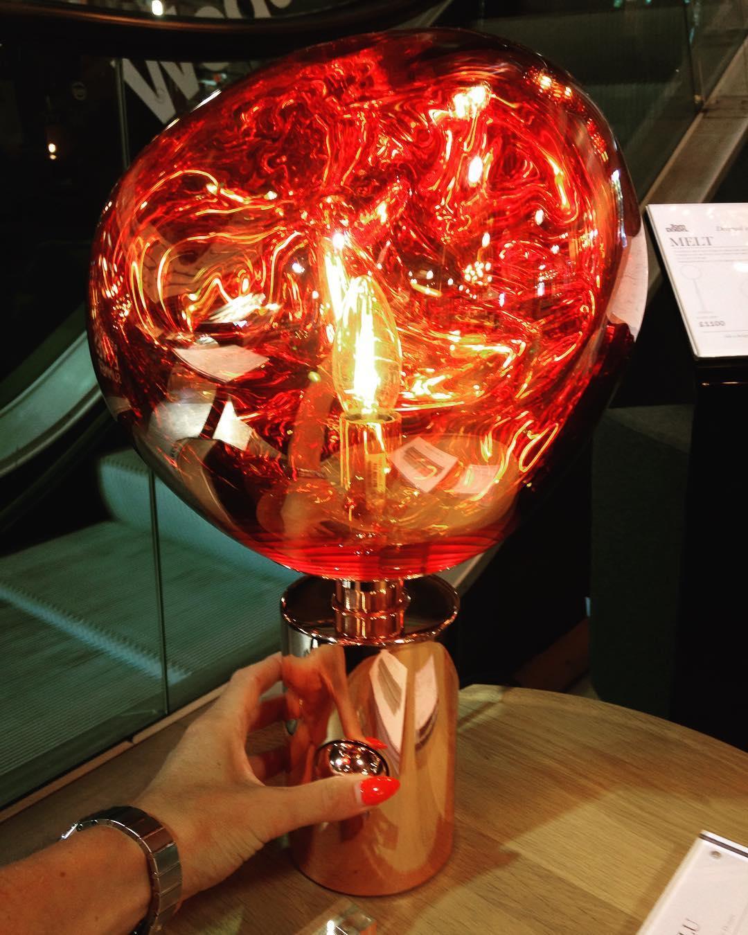 Lava Table Lamp | Metal & PVC | Gold, Rose Gold, Smoky Gray, Silver
