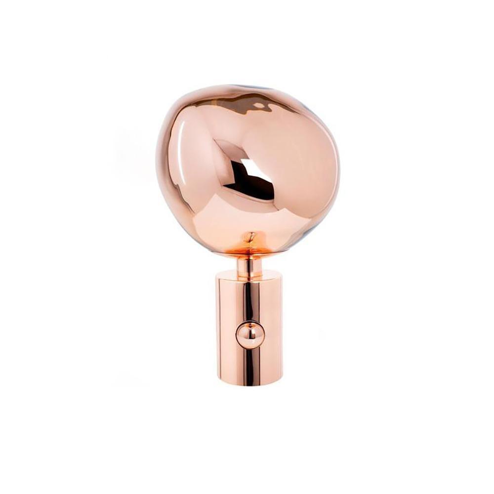 Lava Table Lamp | Metal & PVC | Gold, Rose Gold, Smoky Gray, Silver