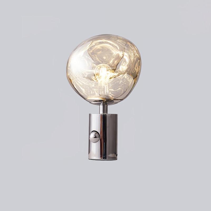 Lava Table Lamp | Metal & PVC | Gold, Rose Gold, Smoky Gray, Silver