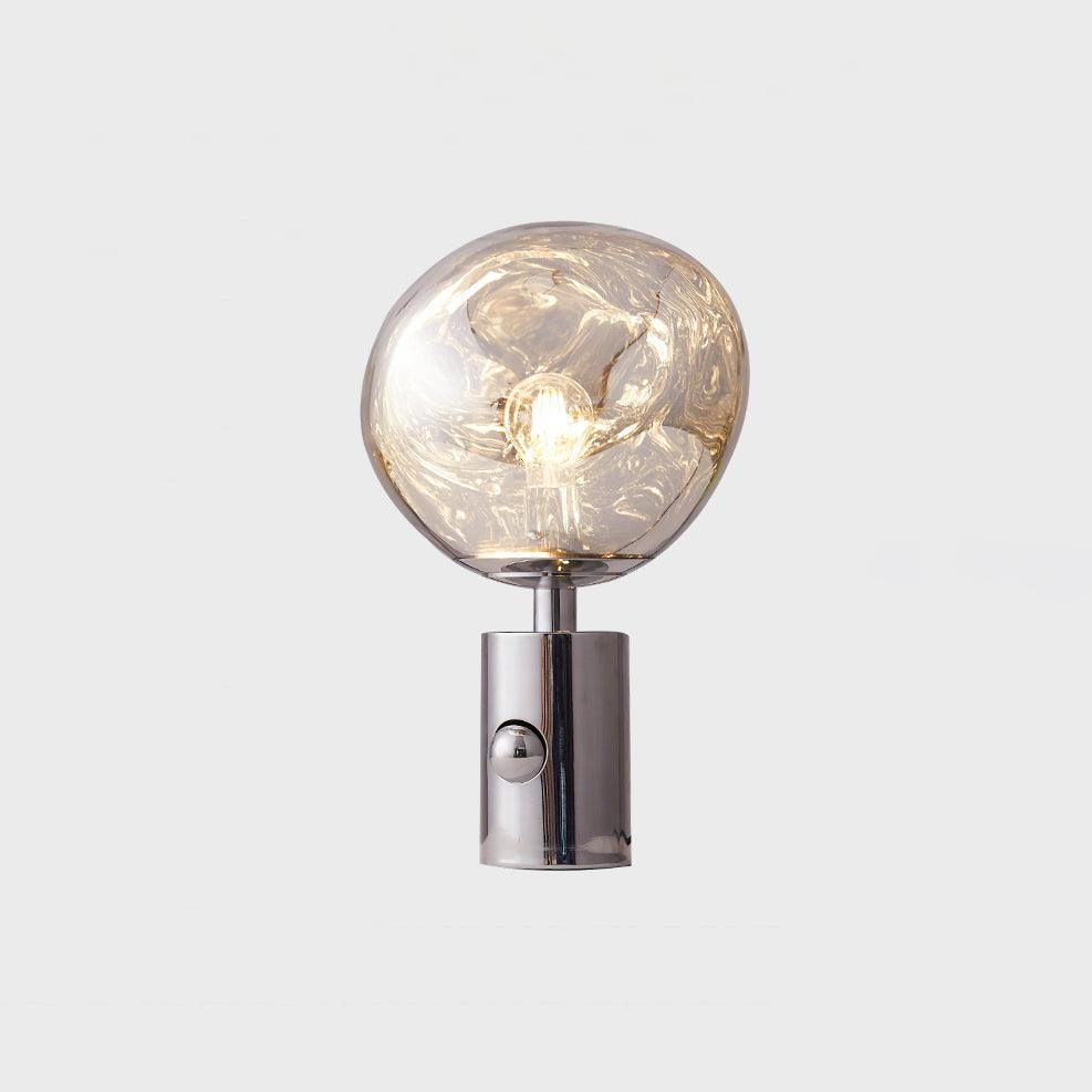 Lava Table Lamp | Metal & PVC | Gold, Rose Gold, Smoky Gray, Silver