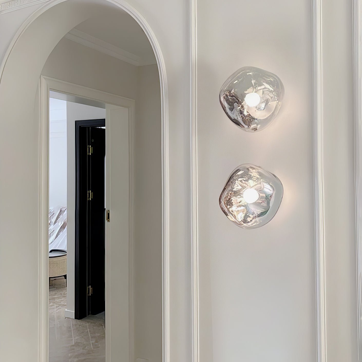 Lava Wall Lamp | Metal, PVC | Chrome, Rose gold, Gold, Smoke grey, Silver
